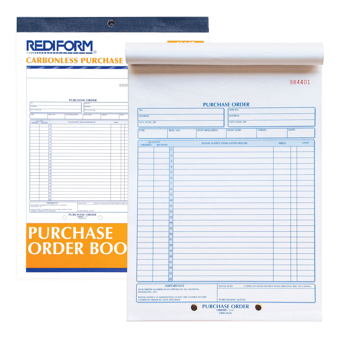 Purchase Order Book 1L147