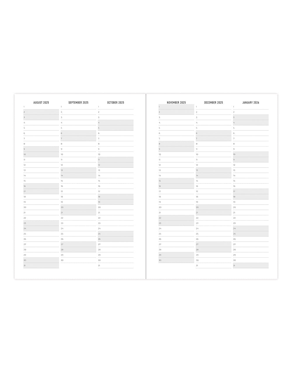 Letts Paisley A6 Week to View Planner 2025-2026 - Multilanguage 26-030851 #color_butterfly