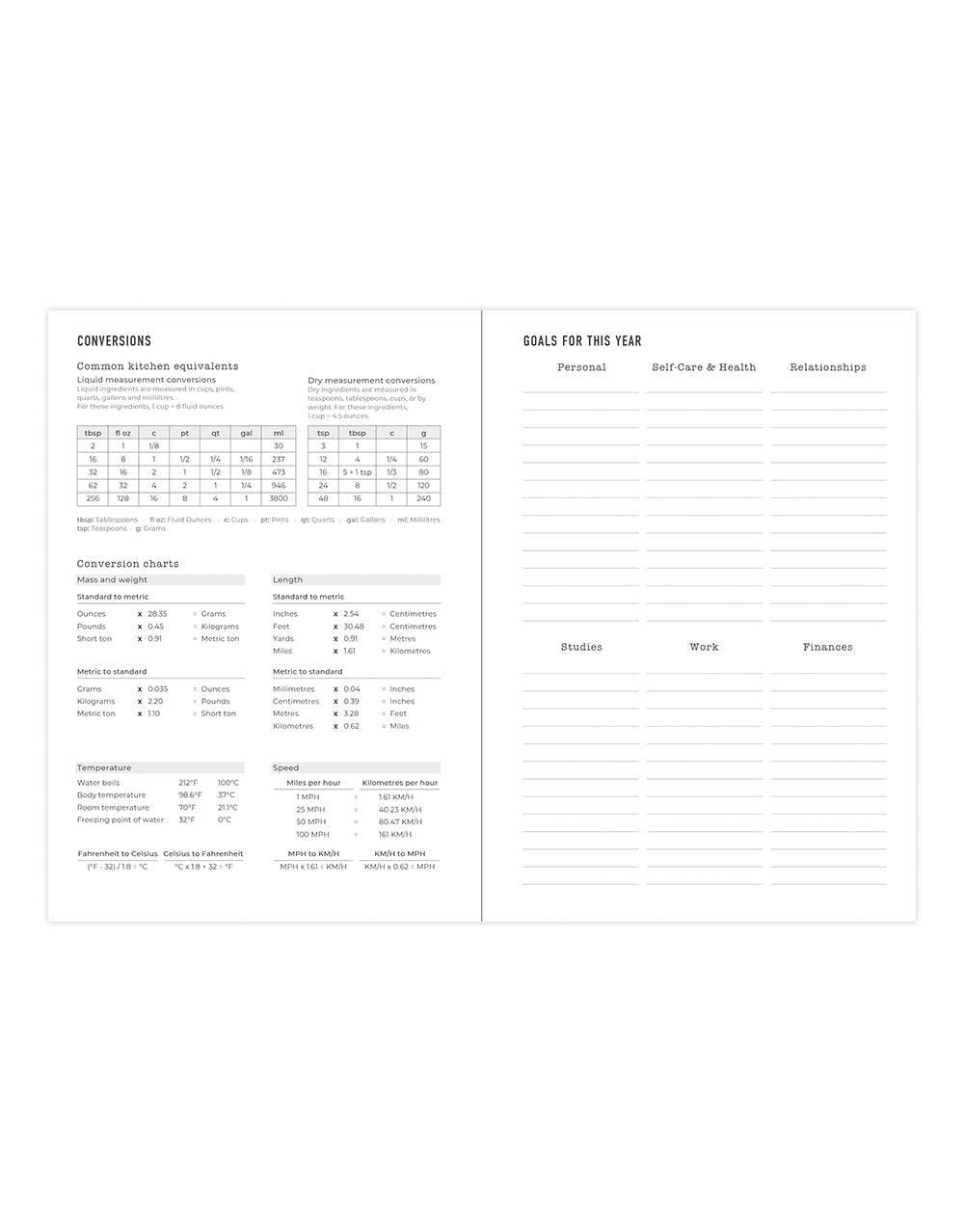 Letts Paisley A6 Week to View Planner 2025-2026 - Multilanguage 26-031137 #color_owl