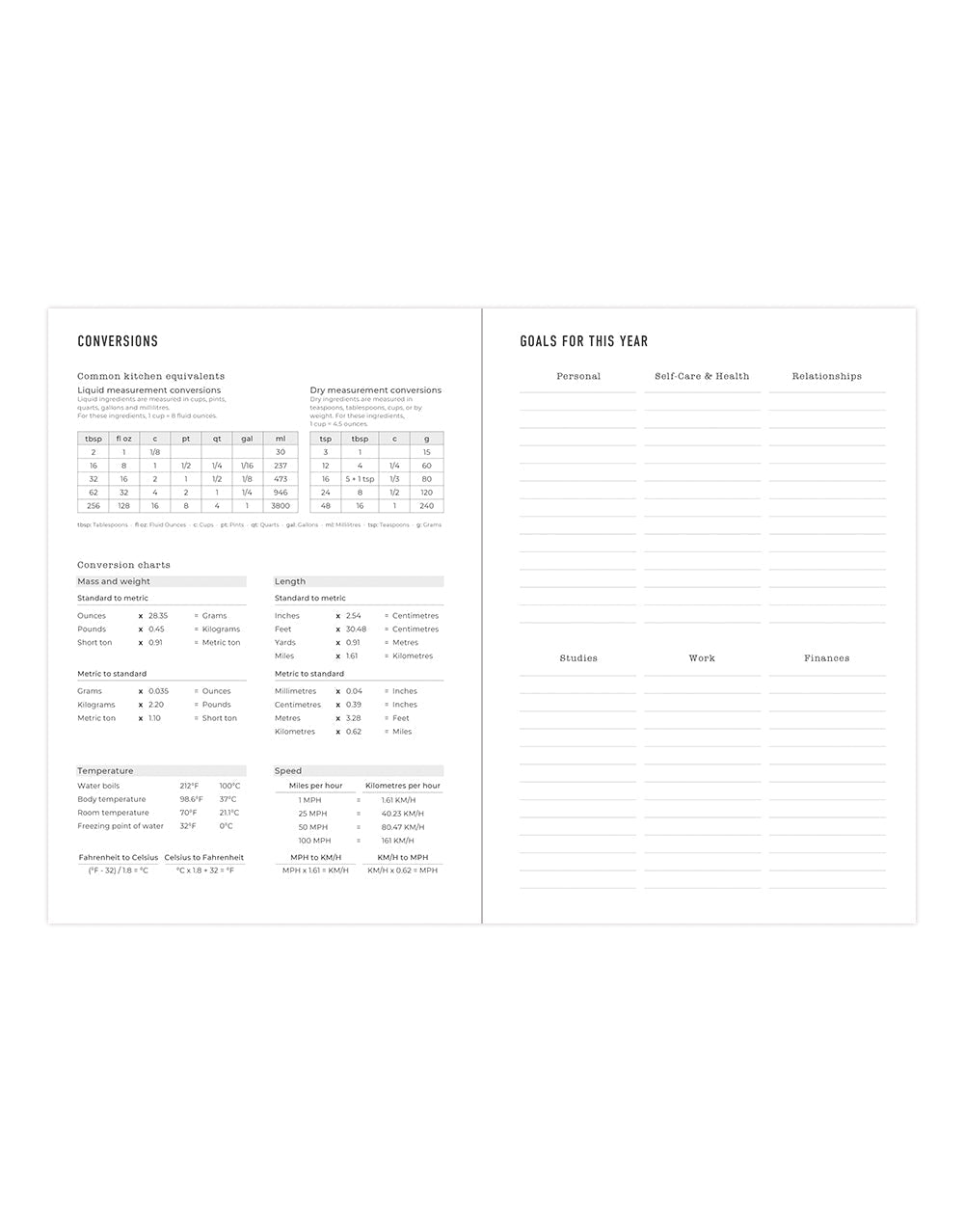 Letts Daisies A5 Week to View Planner 2025-2026 - Multilanguage 26-031865 #color_blue