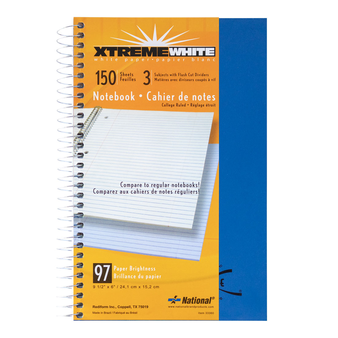 Xtreme White Notebook 33360