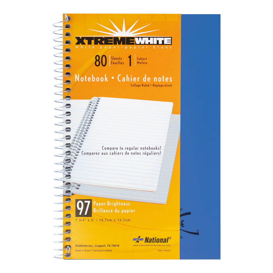 Xtreme White Notebook 33502