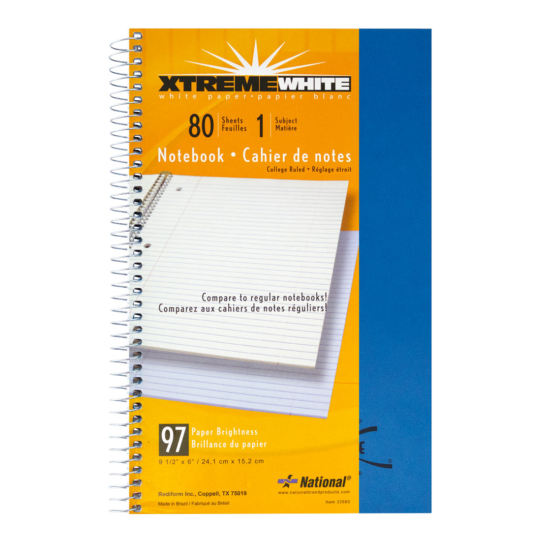 Xtreme White Notebook 33560