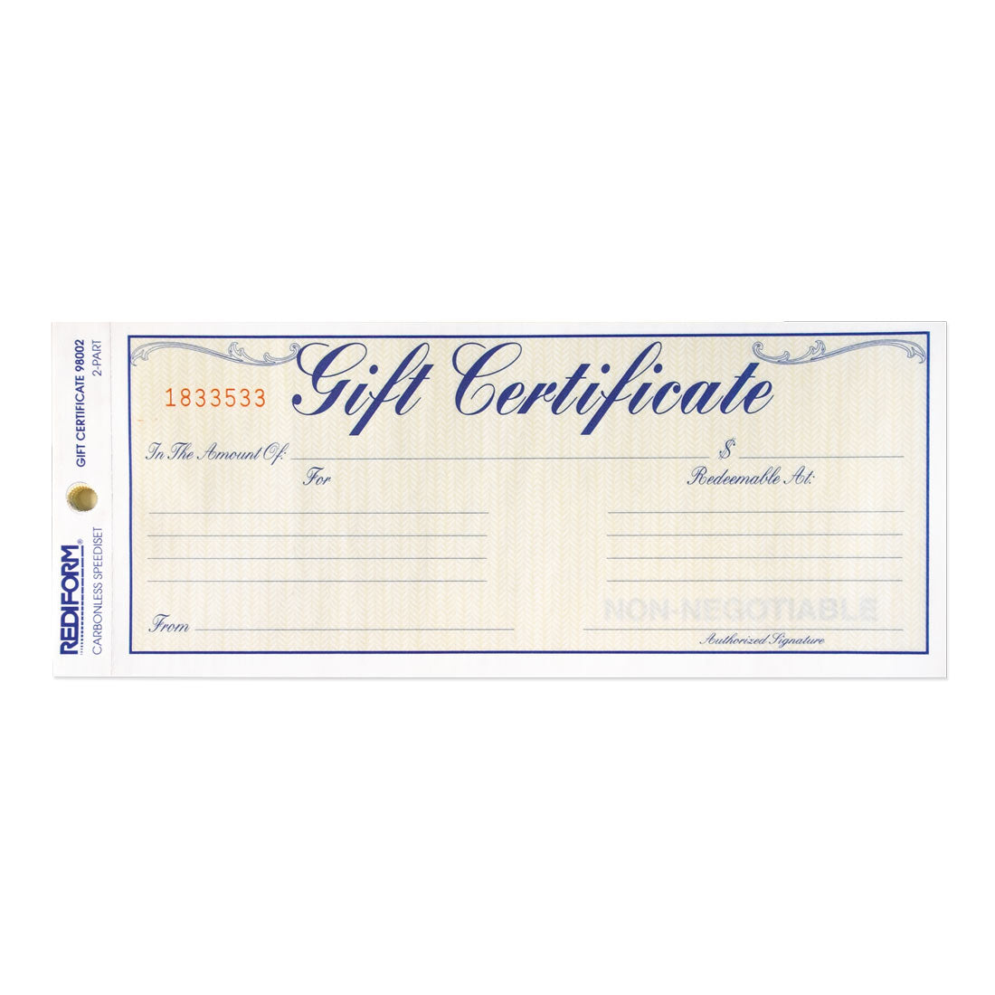 Gift Certificates 98002