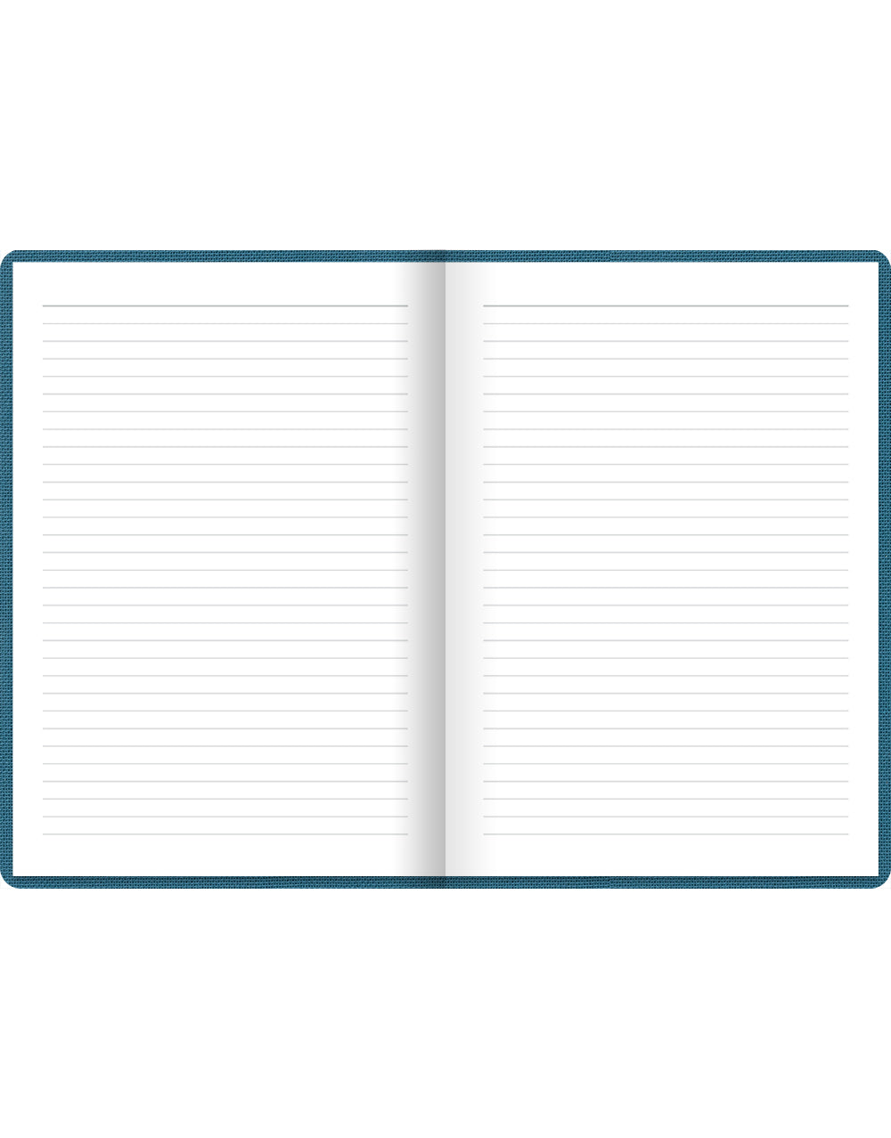 Raw A5 Ruled Notebook by Letts of London#color_teal