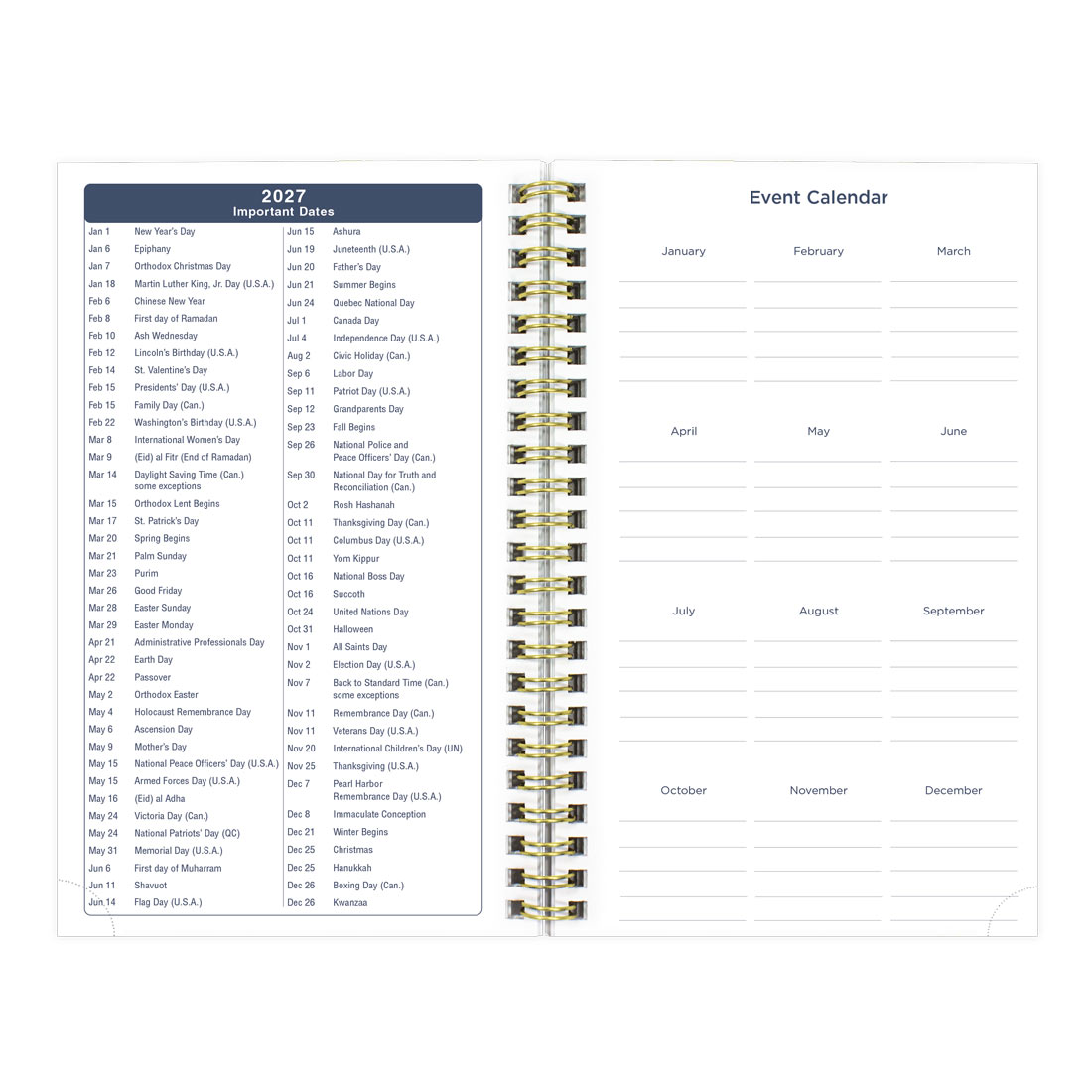 Blueline Minimalist Weekly/Monthly Planner 2026 C101PT.ASX-26