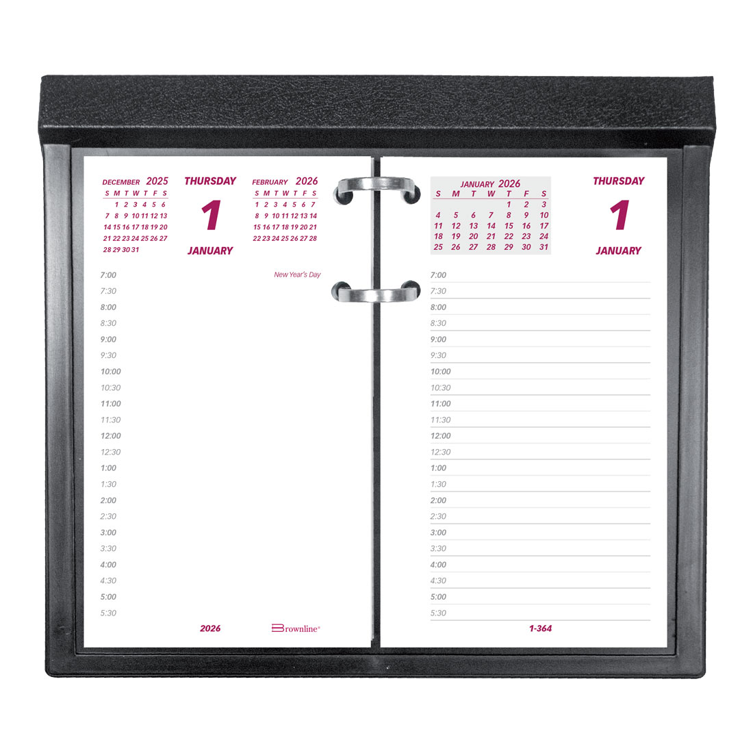 Brownline 2026 Refill for Daily Calendar Pad C2S C2R-26