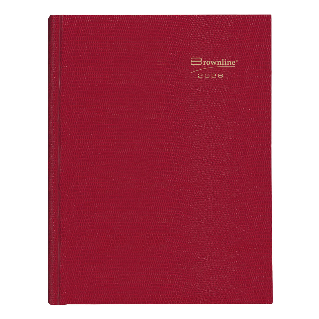 Brownline Daily Planner, Untimed, 2026 C550.BLK-26, C550.RED-26 #color_red