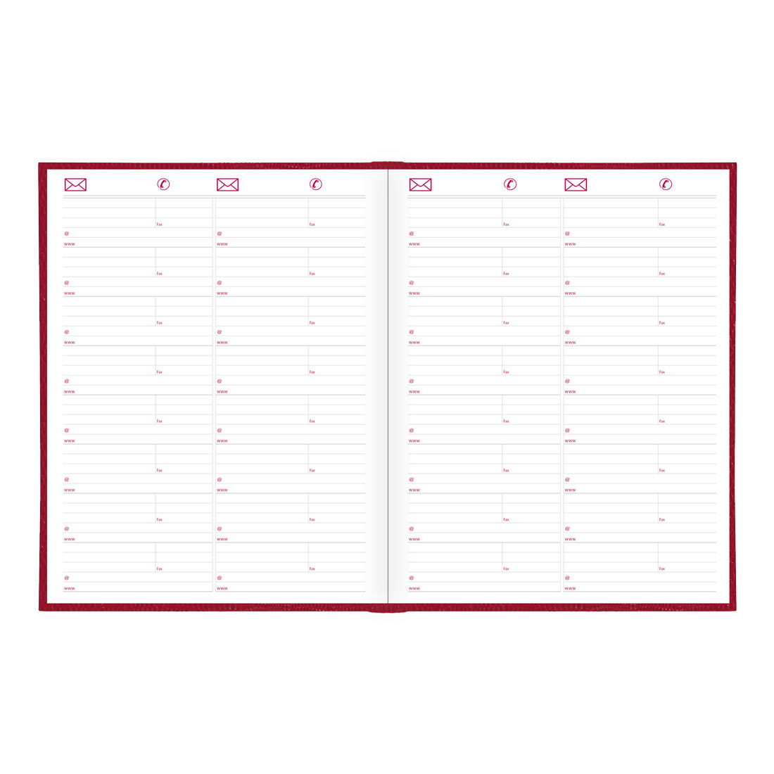 Brownline Daily Planner, Untimed, 2026 C550.BLK-26, C550.RED-26 #color_red