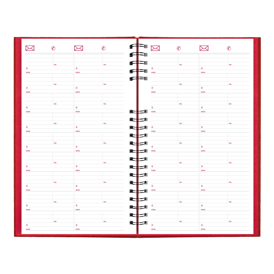 Brownline CoilPro™ Daily Planner, Untimed, Red, 2026 C551C.RED-26