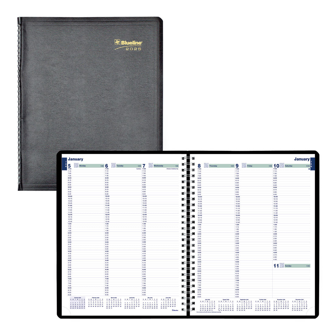 Blueline Essential Plan & Link™ Weekly Planner, Black, 2026 C5950.81T-26