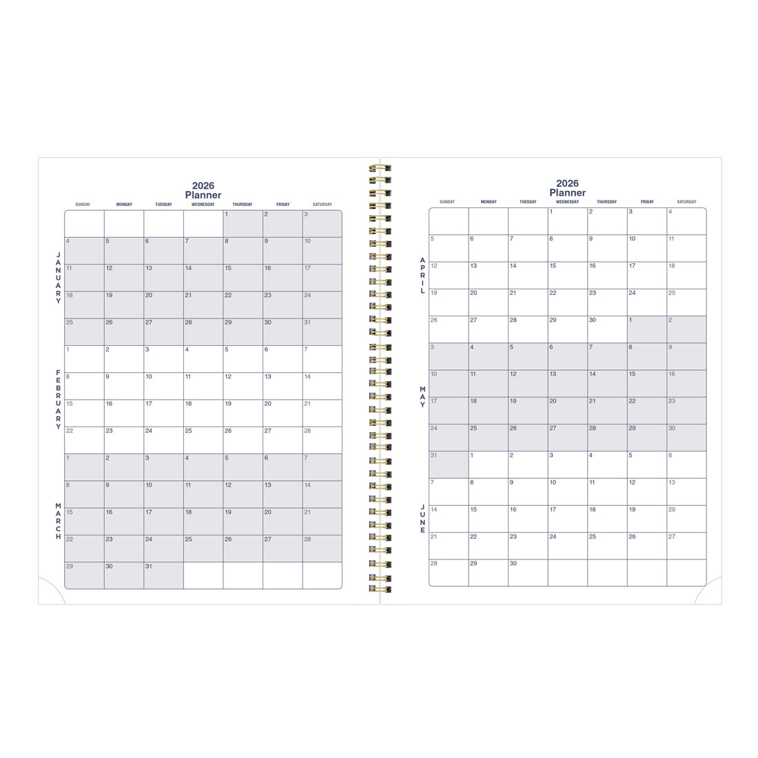 Blueline Minimalist Weekly/Monthly Planner 2026 C958PT.ASX-26