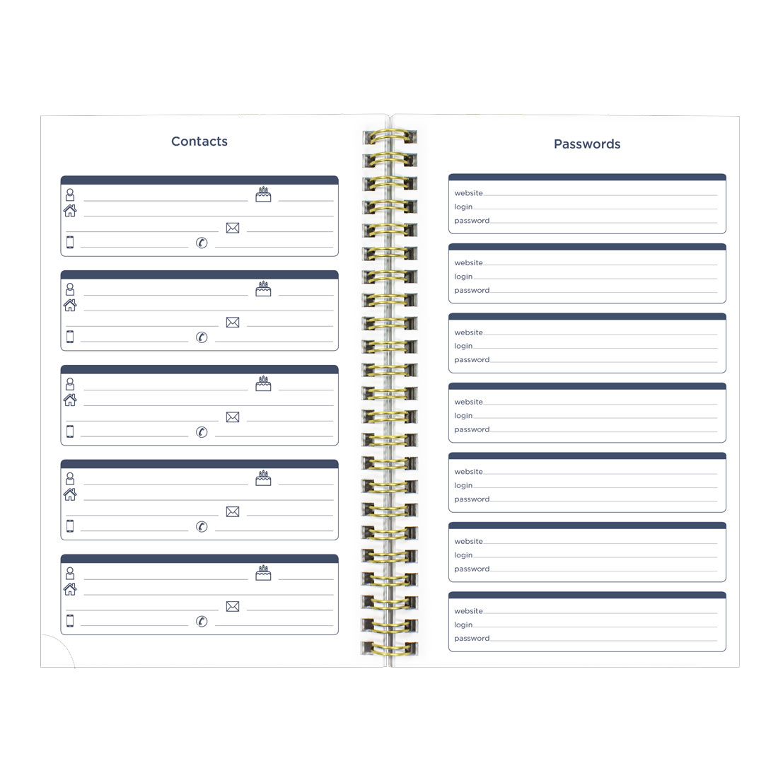 Academic Weekly Planner, Animal, 2025-2026, Blueline CA114PA-26 #color_dog