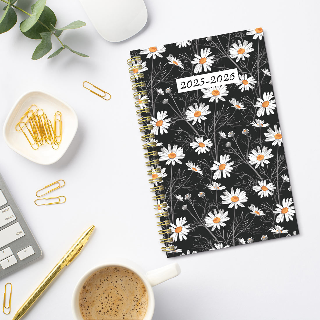 Academic Weekly Planner, Blossom, 2025-2026, Blueline CA114PG-26 #color_blossom-white