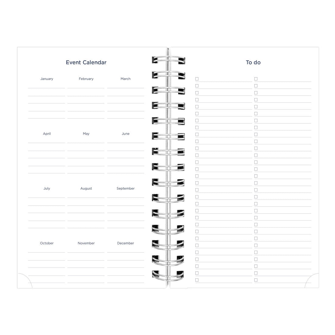 Academic Daily Planner, Blossom, 2025-2026, Blueline CA214PG-26 #color_blossom-white