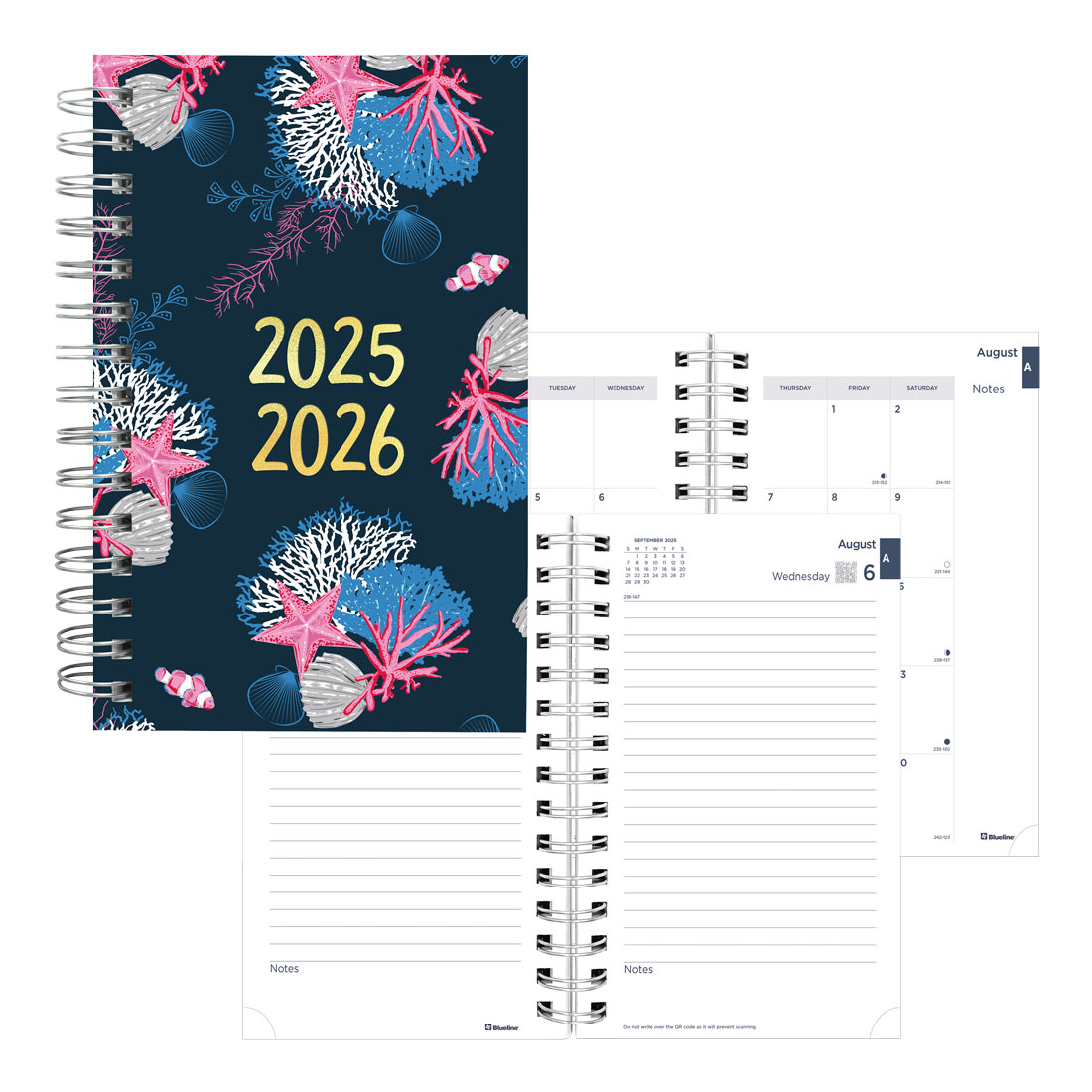 Academic Daily Planner, Under the Sea, 2025-2026 (CA214PH-26)
