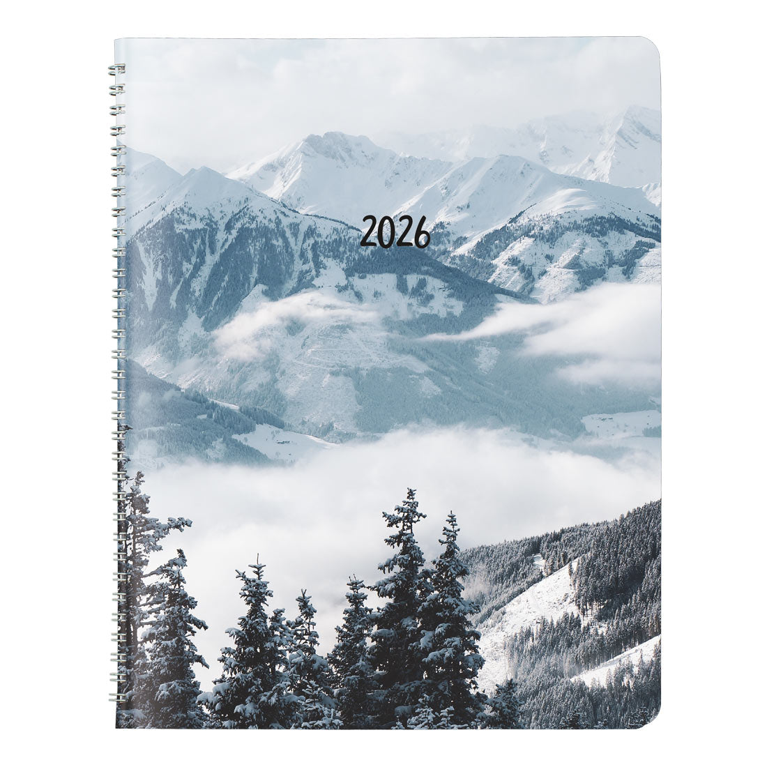 Brownline Mountain Monthly Planner, 2026 CB1262G.03-26, #color_snow