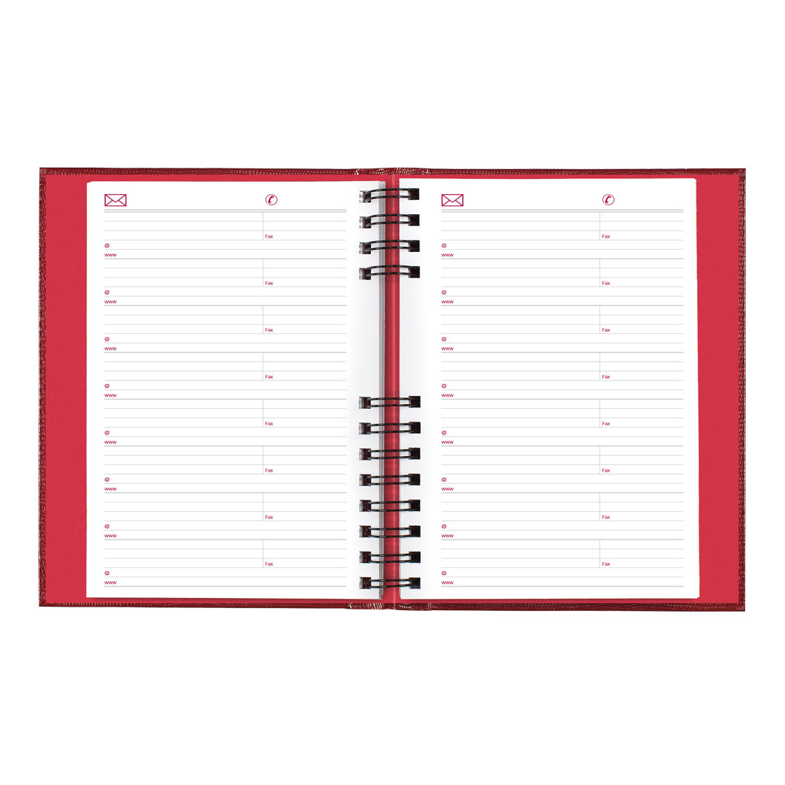 Brownline CoilPro™ Daily Planner, Untimed, Red, 2026 CB389C.RED-26