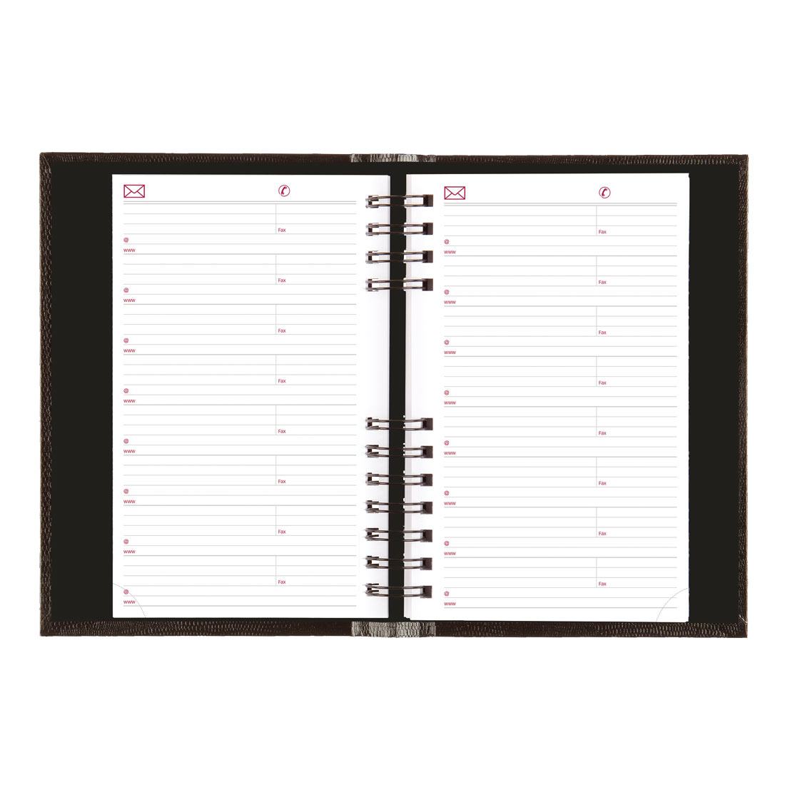 Brownline CoilPro™ Daily Appointment Planner, Black, 2026 CB634C.BLK-26