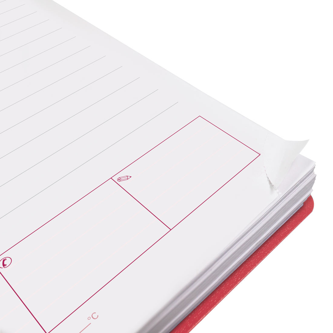 Brownline DuraFlex Daily Planner, 2026 CB634V.BLK-25, CB634V.PUR-25, CB634V.RAS-25 #color_raspberry