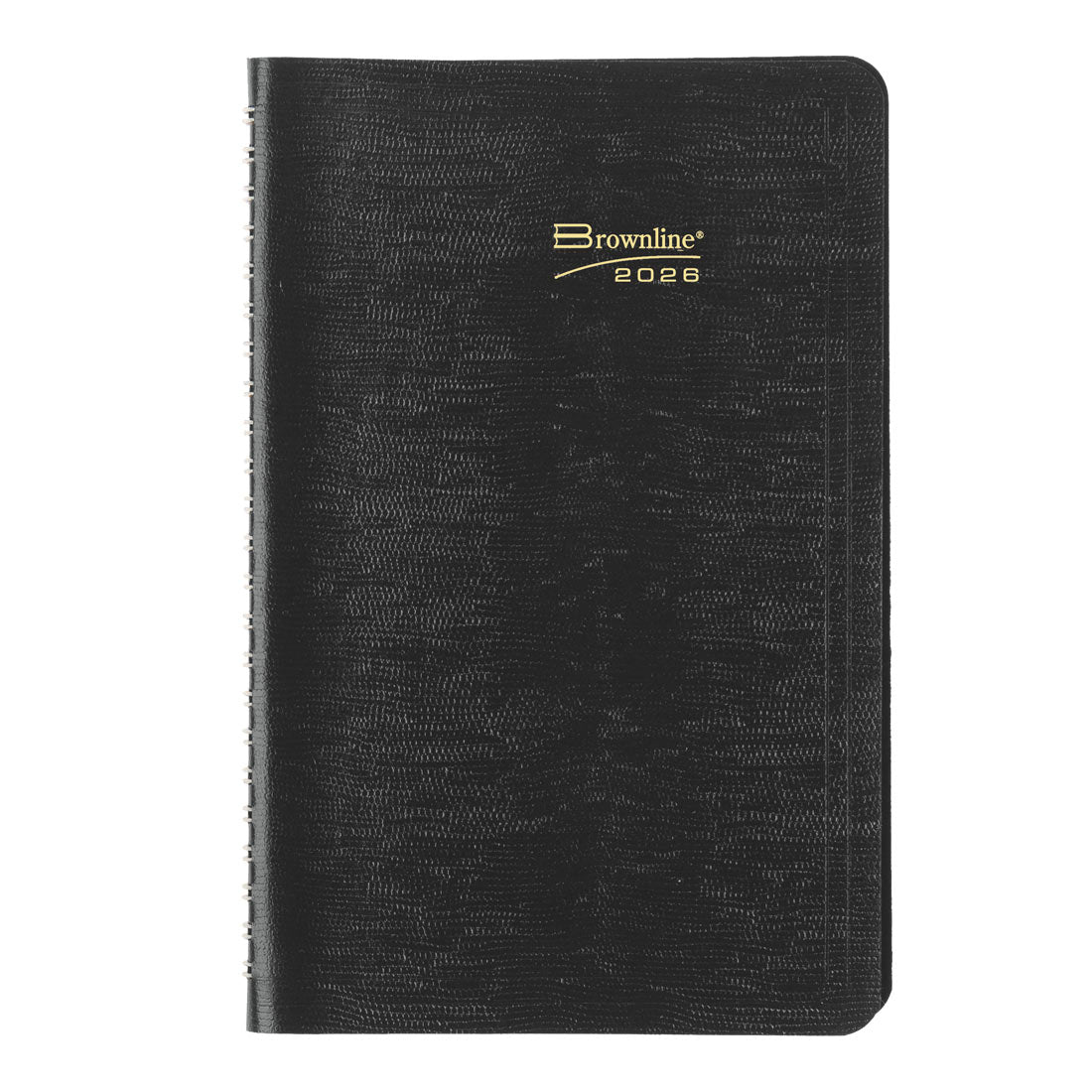 Brownline Essential Weekly Planner, Black, 2026 CB75.BLK-26