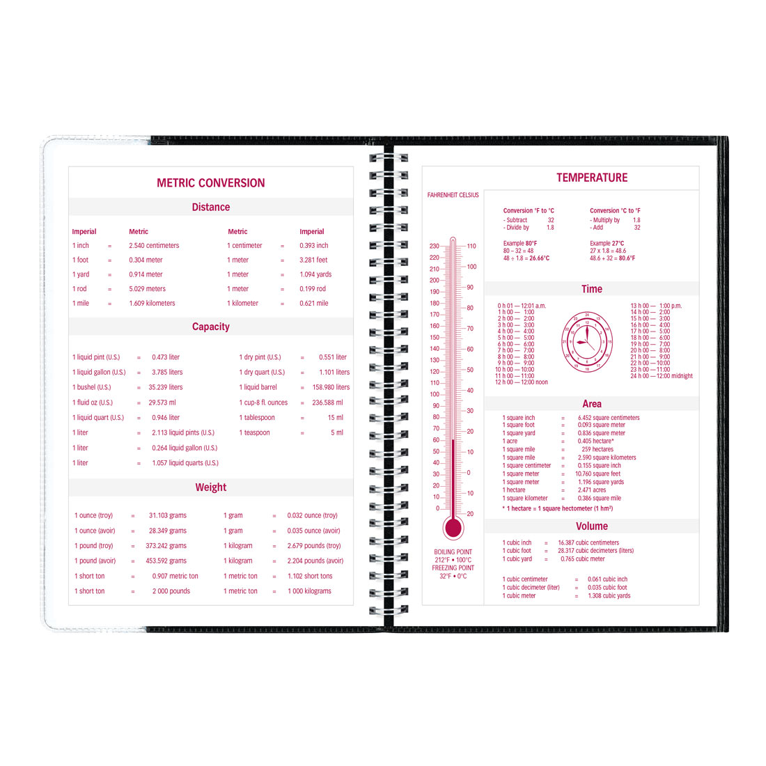 Brownline Pre-Vu™ Weekly Planner 2026, Tri-Fold Cover, Black CB920.BLK-26