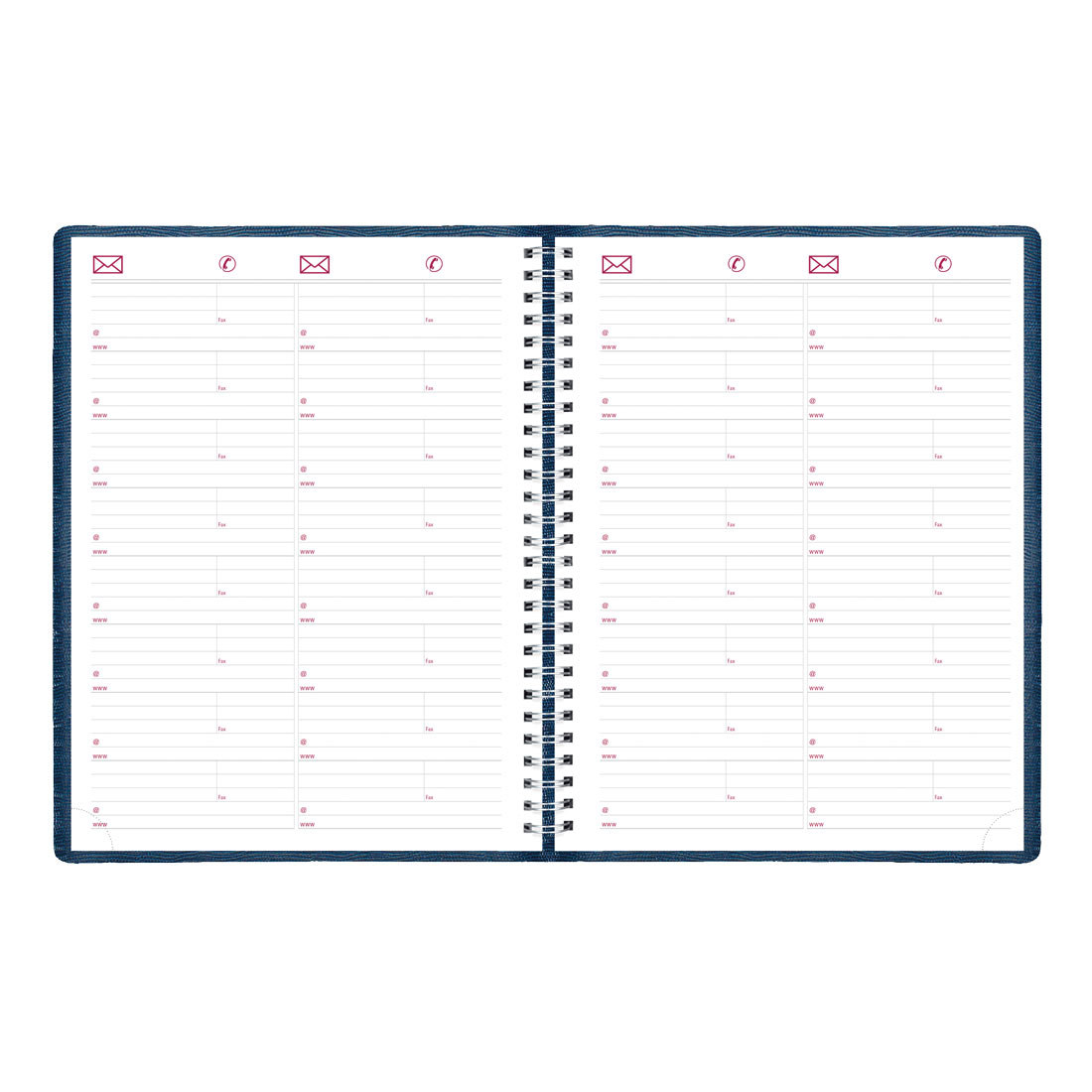 Brownline Essential Weekly Appointment Book, 2026 CB950.BLK-26, CB950.BLU-26, CB950.RED-26 #color_blue