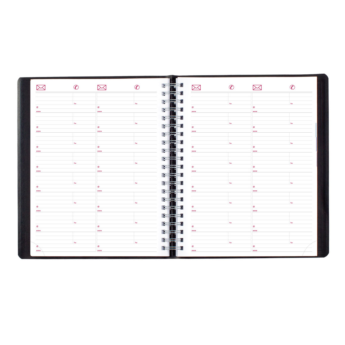 Brownline Four-Person Daily Appointment Book, Black, 2026 CB960.BLK-26