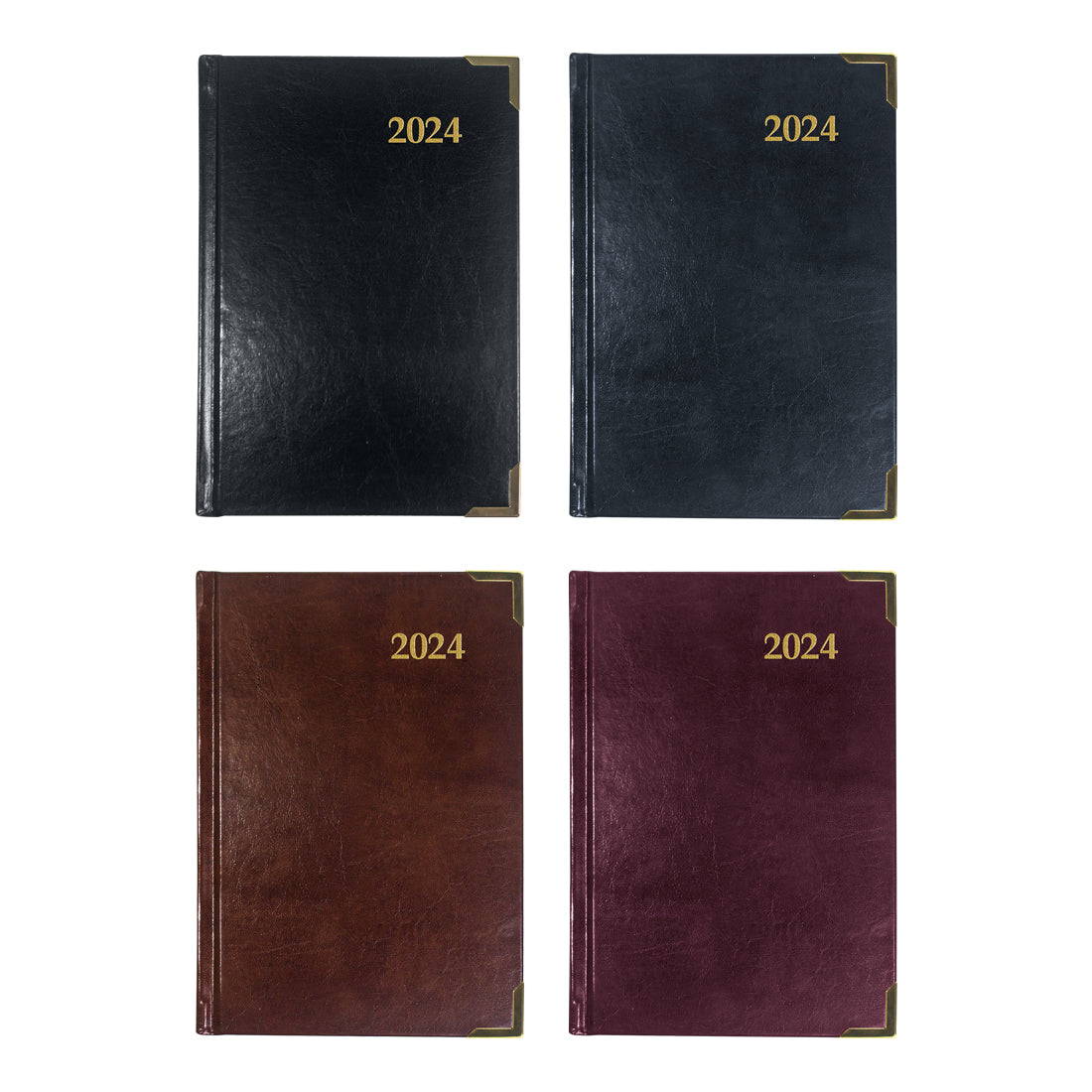 Executive Daily Planner 2024, Assorted colors