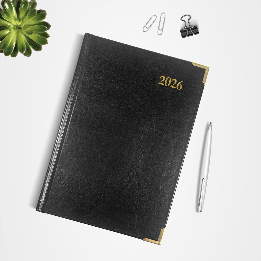 Brownline Executive Weekly Planner, Black, 2026 CBE507-26