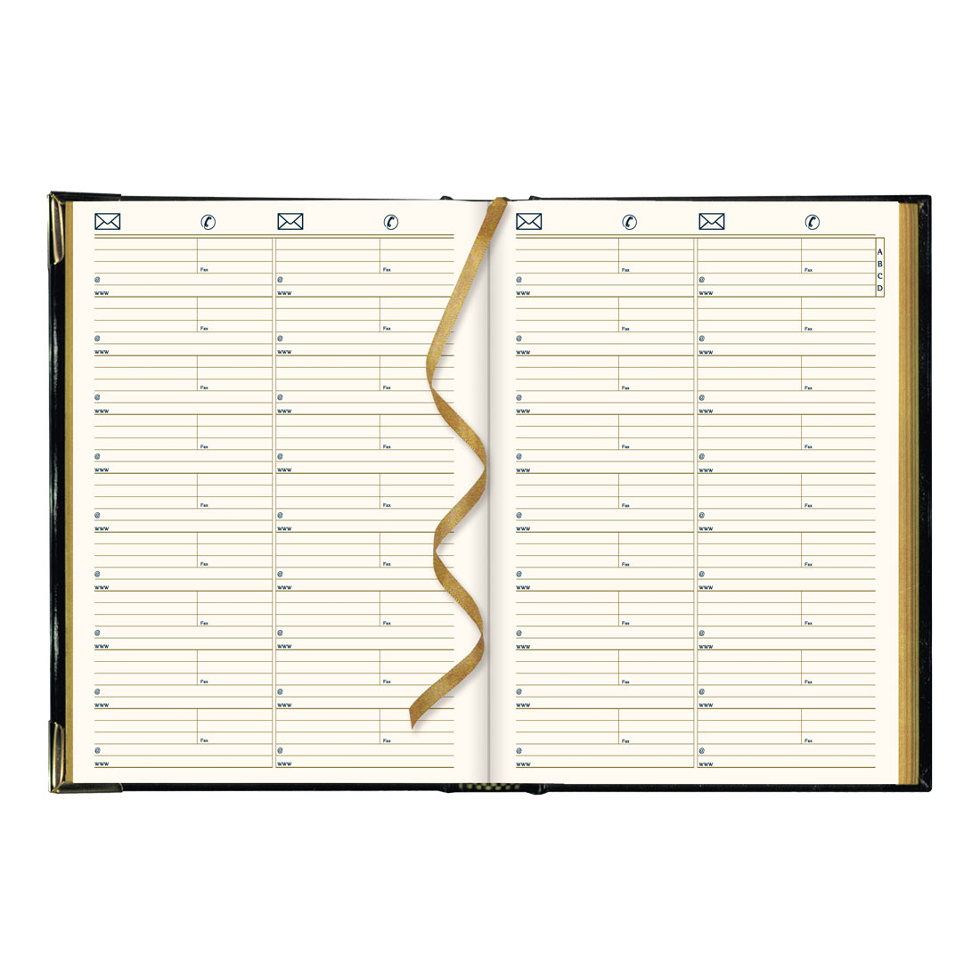 Brownline Executive Weekly Planner, Black, 2026 CBE512-26