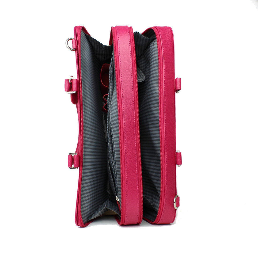 Deluxe Laptop Briefcase - Fuchsia#color_laurige-fuchsia