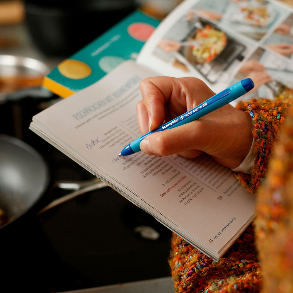 Schneider Memo Ballpoint Pens XB, Wallet 3 pieces - Assorted