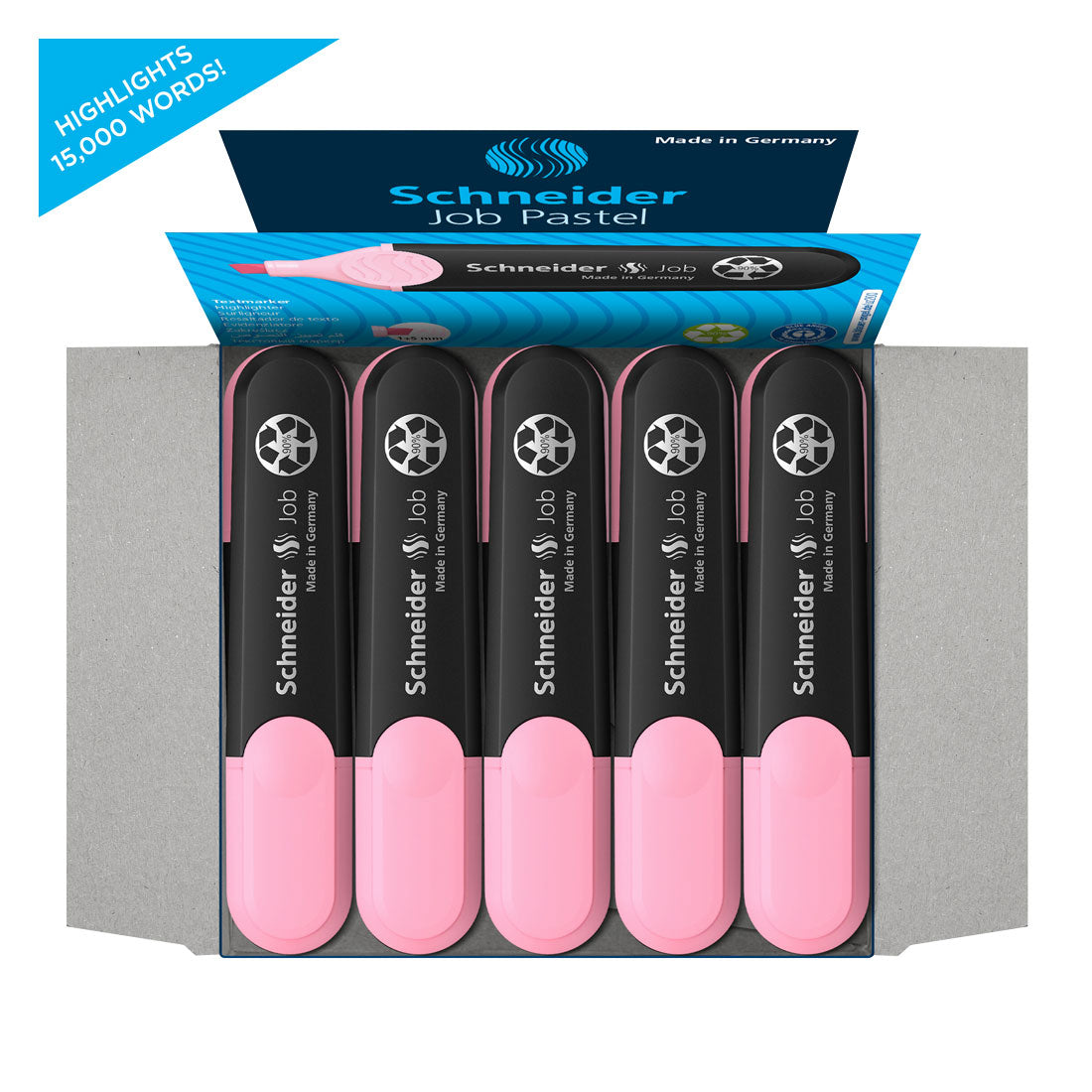Job Pastel Highlighter, Box of 10un.#ink-color_rose
