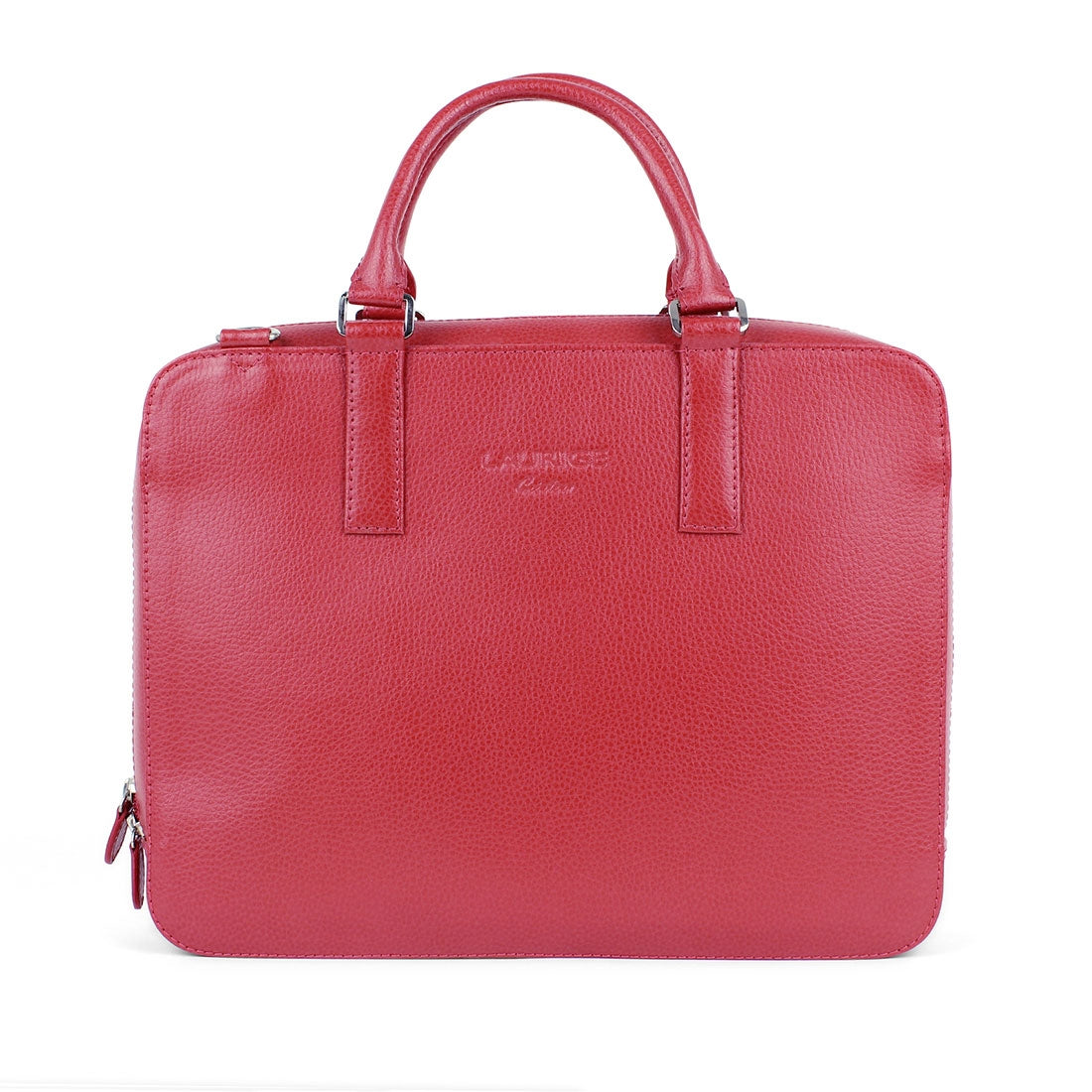 Small Laptop Briefcase - Fuchsia#color_laurige-fuchsia