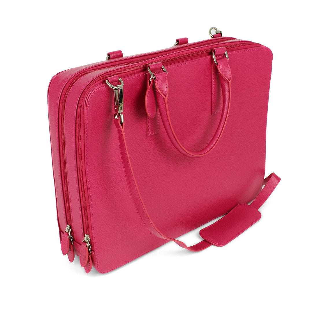 Deluxe Laptop Briefcase - Fuchsia#color_laurige-fuchsia