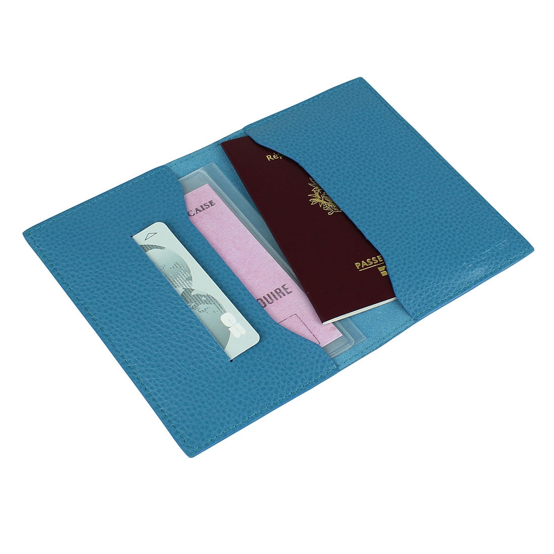 Passport/Document Holder - Turquoise#color_laurige-turquoise