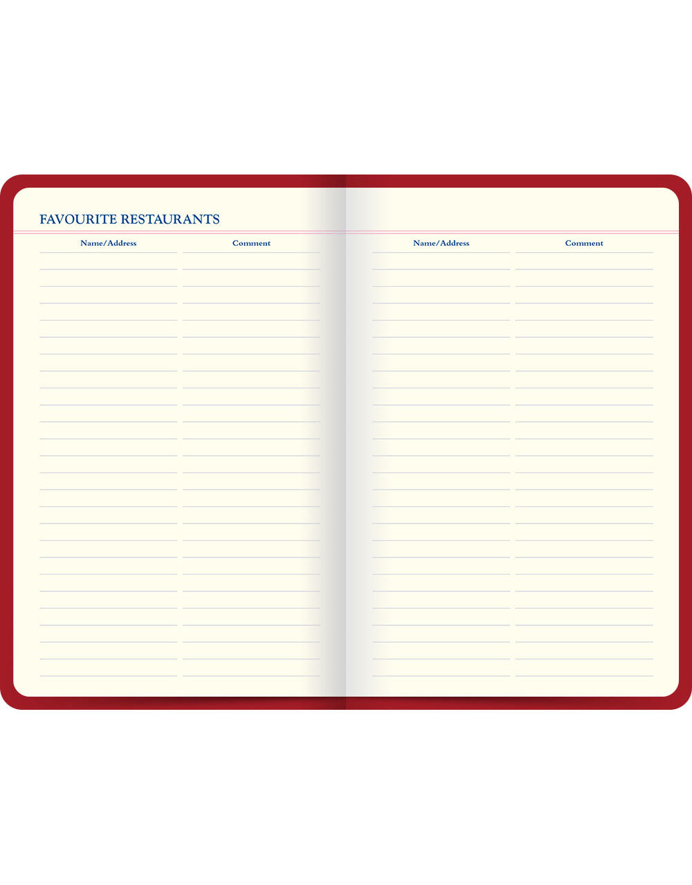 Icon Book Travel Journal Red#color_red
