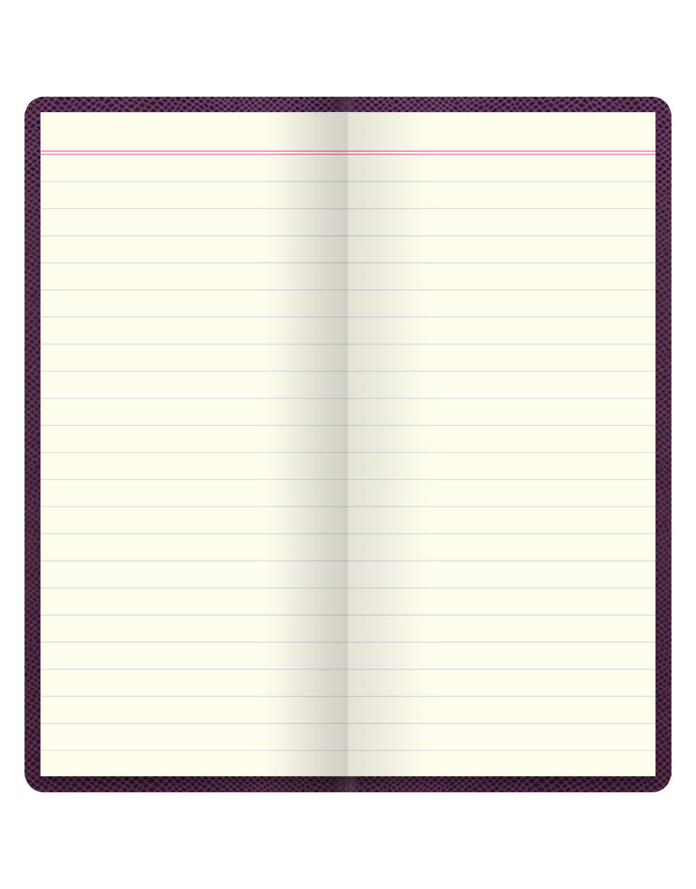 Legacy Slim Pocket Ruled Notebook Purple#color_purple