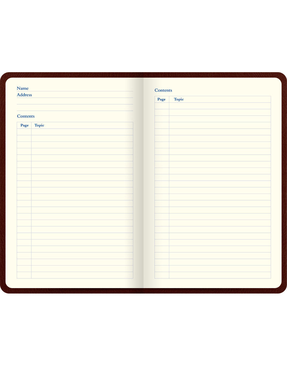 Origins Book Ruled Notebook Chocolate Brown#color_chocolate