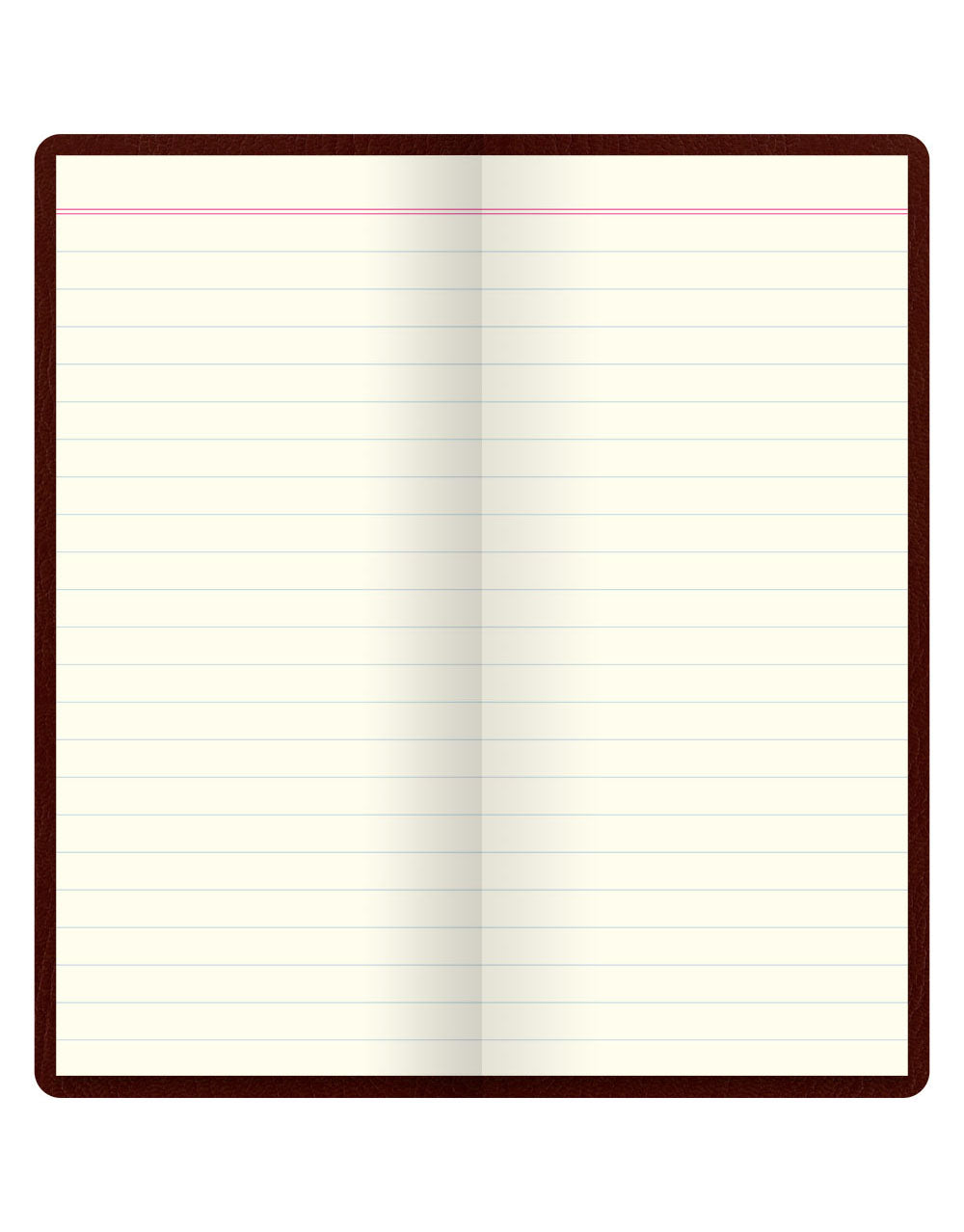 Origins Slim Pocket Ruled Notebook Brown#color_chocolate