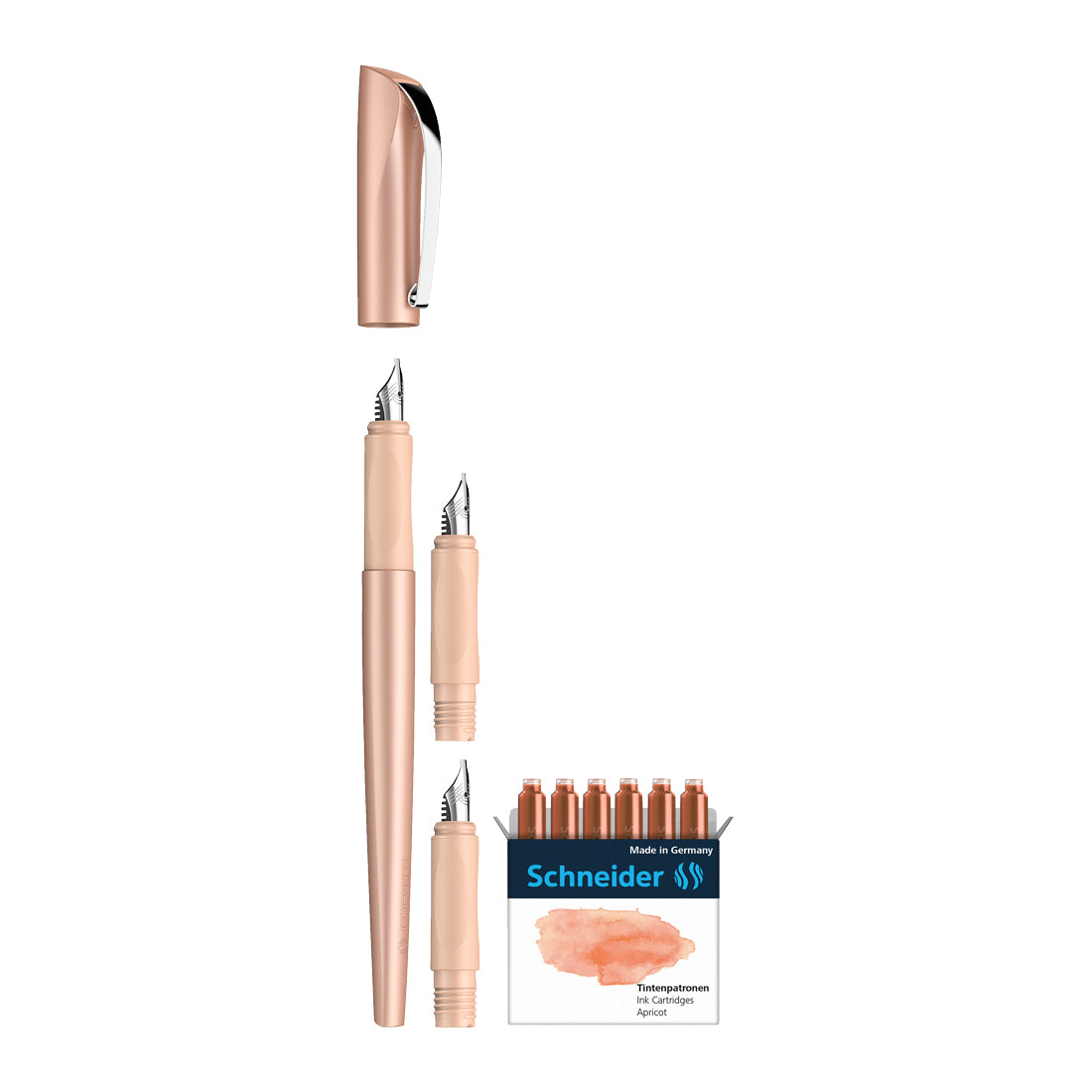 Callissima Calligraphy Set - Apricot Fountain Pen & Ink