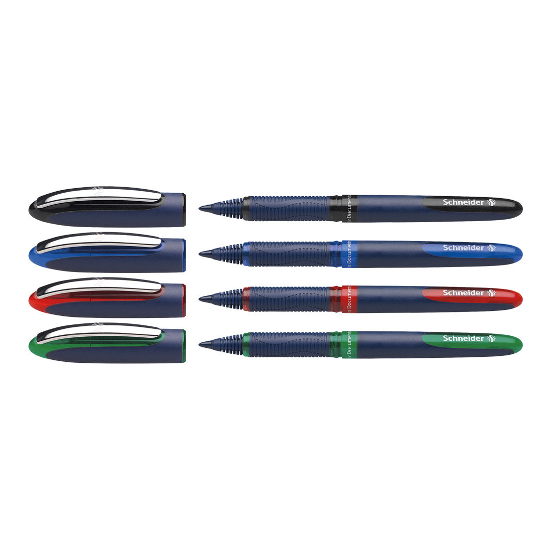One Business Rollerball Pens 0.6mm, Pack 4 pieces - Assorted
