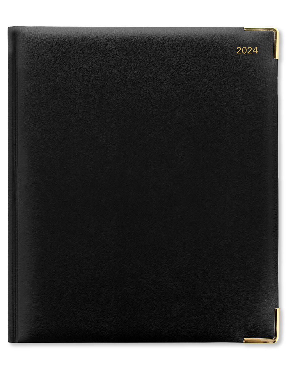 Roma Quarto Week to View Leather Planner with Appointments 2024 - English#color_black