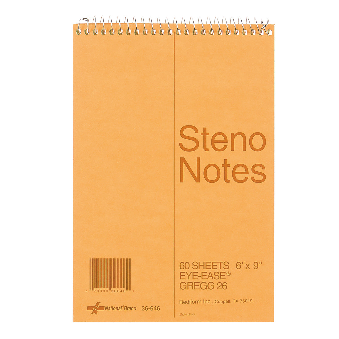 Brown Board Steno Notebook 36646