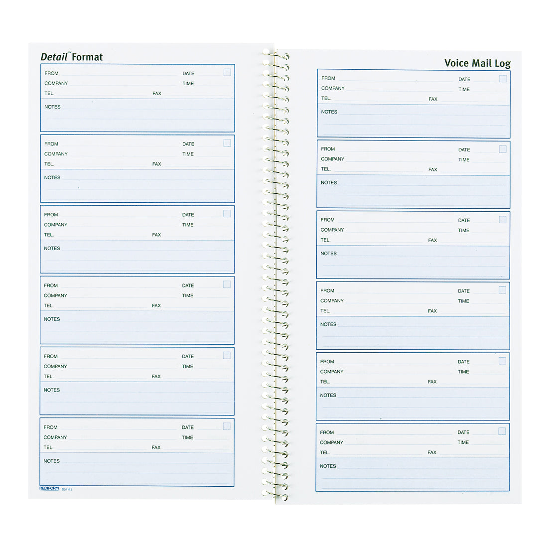 Detail Voice Mail Log 51113
