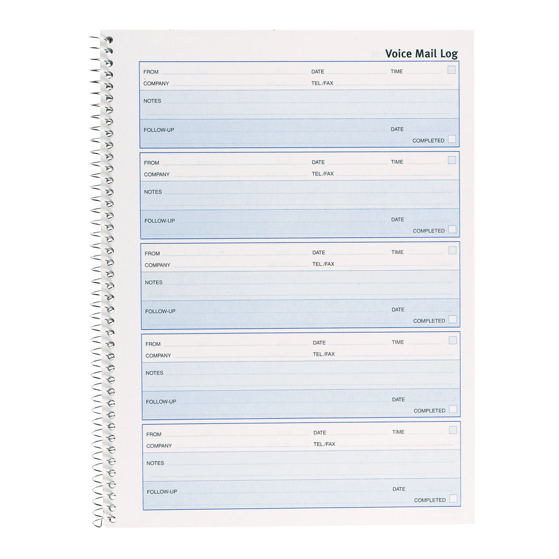 Follow-up Voice Mail Log 51114