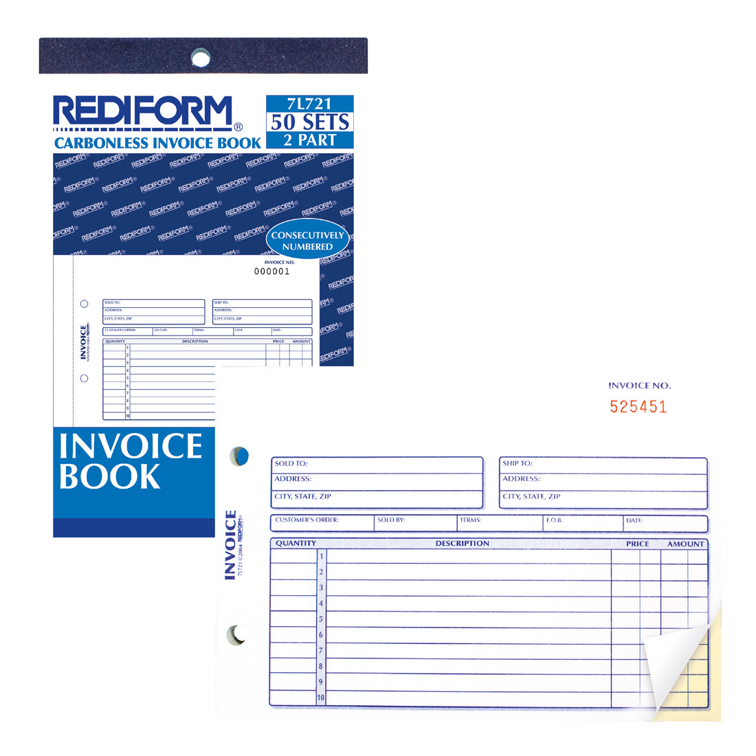 Invoice Book 7L721