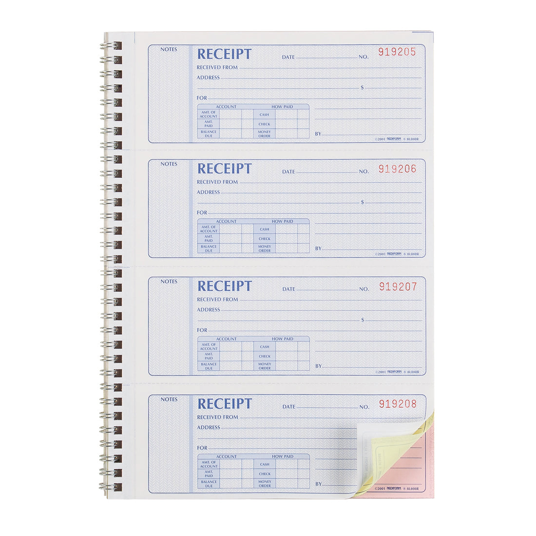 Formguard Money Receipt Book 8L808R