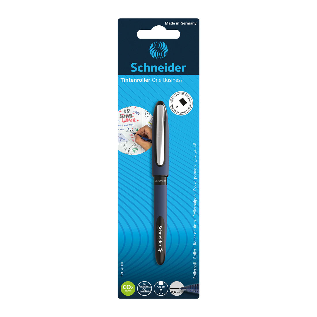 One Business Rollerball 0.6mm#ink-color_black